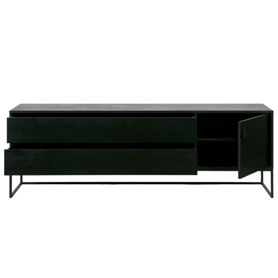 Tv-Meubels<WOOOD TV-meubel Silas Zwart - 180x61x44 cm