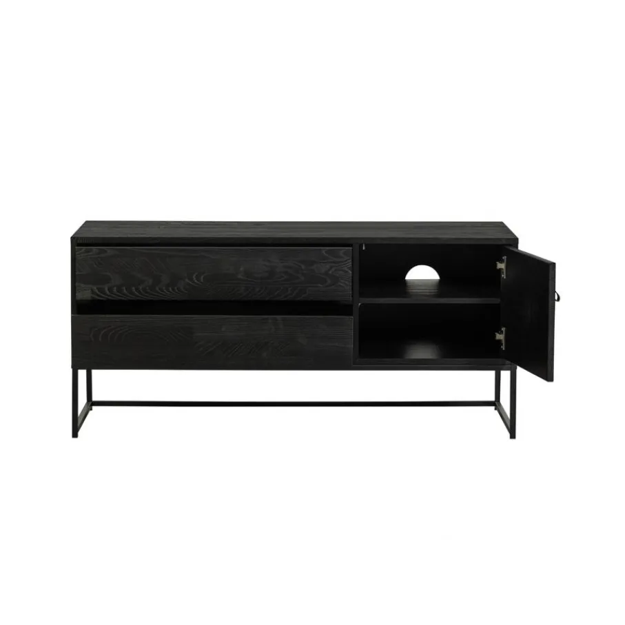 Tv-Meubels<WOOOD TV-meubel Silas Zwart - 120x55x44 cm