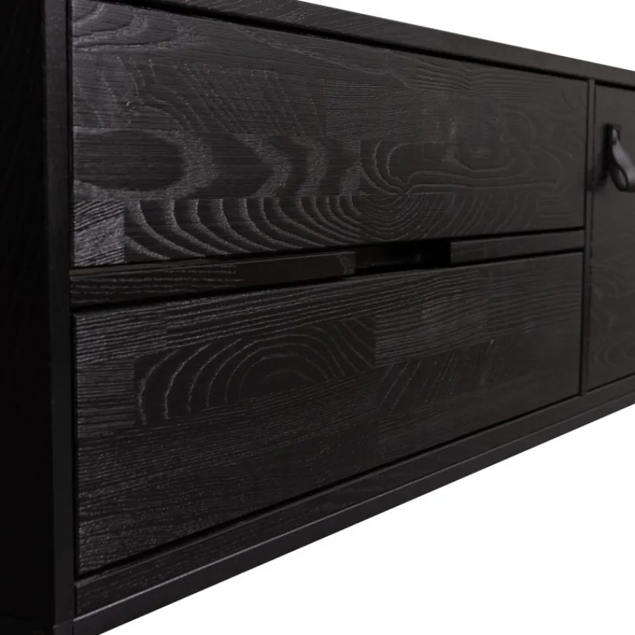 Tv-Meubels<WOOOD TV-meubel Silas Zwart - 120x55x44 cm