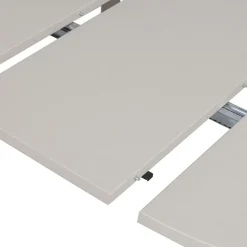 Eettafels<WOOOD Uitschuifbare Eettafel Janne Grijs - 120/200x120 cm