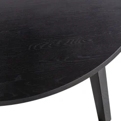 Eettafels<WOOOD Uitschuifbare Eettafel Lange Jan Zwart - 120/160/200x120 cm