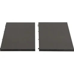 Eettafels<WOOOD Uitschuifbare Eettafel Lange Jan Zwart - 120/160/200x120 cm