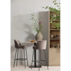 Buffetkasten|Vitrinekasten<WOOOD Vitrinekast Casa Mud - 101x236x40 cm