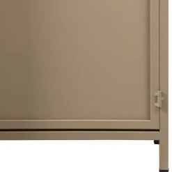 Buffetkasten|Vitrinekasten<WOOOD Vitrinekast Exhibit Khaki - 99x170x44 cm