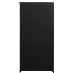 Buffetkasten|Wandkasten<WOOOD Vitrinekast Exhibit XL Zwart - 99x200x44 cm
