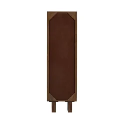 Vitrinekasten<WOOOD Vitrinekast Kella Donkerbruin - 40x137x39 cm