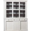 Vitrinekasten<WOOOD Vitrinekast Lagos Wit - 166x214x48 cm