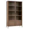 Vitrinekasten<WOOOD Vitrinekast Ronja Bruin - 110x189x43 cm