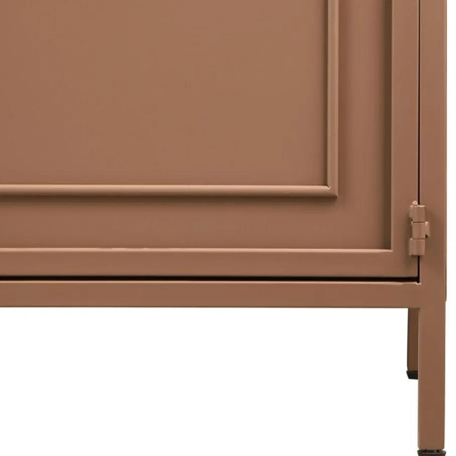 Vitrinekasten<WOOOD Vitrinekast Ronja Bruin - 110x189x43 cm