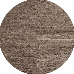 Vloerkleden<WOOOD Vloerkleed Efia Bruin - Ø 200 cm