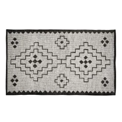 Vloerkleden<WOOOD Vloerkleed Omari Zwart - 160x230 cm