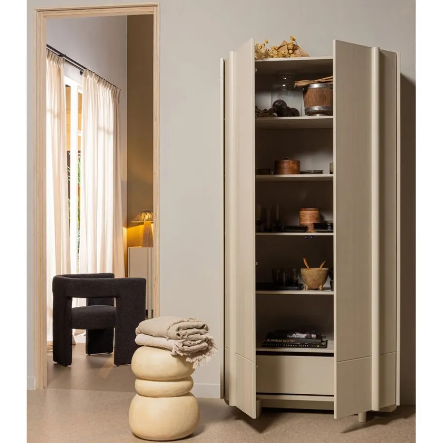 Wandkasten<WOOOD Wandkast Basu Dust - 101x210x46 cm