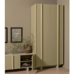 Wandkasten<WOOOD Wandkast Basu Moss - 101x210x46 cm
