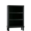 Wandkasten<WOOOD Wandkast Bonk Zwart - 107x160x39 cm