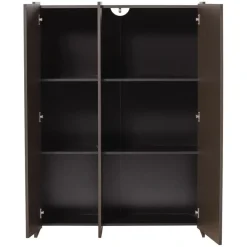 Wandkasten<WOOOD Wandkast Brock Middenbruin - 102x140x44 cm