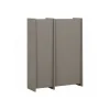 Wandkasten<WOOOD Wandkast Brock Warmgrijs - 102x140x44 cm