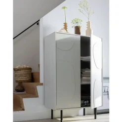 Wandkasten<WOOOD Wandkast Cadiz Mist - 85x135x40 cm
