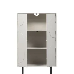 Wandkasten<WOOOD Wandkast Cadiz Mist - 85x135x40 cm