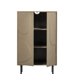 Wandkasten<WOOOD Wandkast Cadiz Mud - 85x135x40 cm