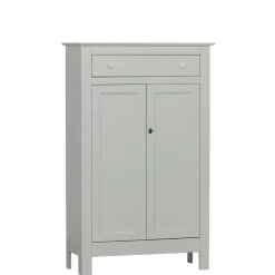 Wandkasten<WOOOD Wandkast Eva Grijs - 93x150x40 cm