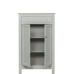 Wandkasten<WOOOD Wandkast Eva Grijs - 93x150x40 cm