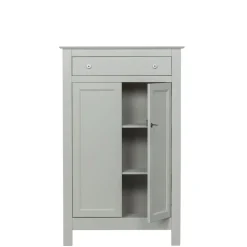 Wandkasten<WOOOD Wandkast Eva Grijs - 93x150x40 cm