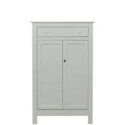 Wandkasten<WOOOD Wandkast Eva Grijs - 93x150x40 cm