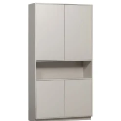 Wandkasten<WOOOD Wandkast Finca Mist - 110x210x40 cm