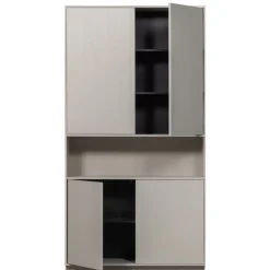 Wandkasten<WOOOD Wandkast Finca Mist - 110x210x40 cm