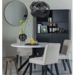 Wandkasten<WOOOD Wandkast Finca Zwart - 110x170x40 cm