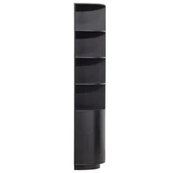 Wandkasten<WOOOD Wandkast Finca Zwart - 78x210x40 cm
