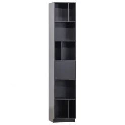 Wandkasten<WOOOD Wandkast Finca Zwart - 40x210x40 cm