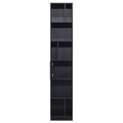 Wandkasten<WOOOD Wandkast Finca Zwart - 40x210x40 cm
