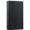 Wandkasten<WOOOD Wandkast Gunnar Zwart - 120x217x48 cm
