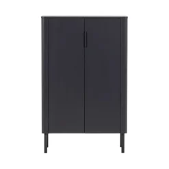 Wandkasten<WOOOD Wandkast Gunnar Zwart - 85x135x39 cm