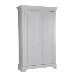 Wandkasten<WOOOD Wandkast Isabel Grijs - 118x191x47 cm