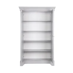 Wandkasten<WOOOD Wandkast Isabel Grijs - 118x191x47 cm
