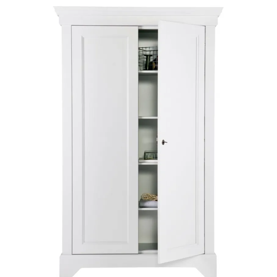 Wandkasten<WOOOD Wandkast Isabel Wit - 118x191x47 cm
