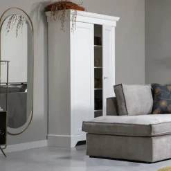 Wandkasten<WOOOD Wandkast Isabel Wit - 118x191x47 cm
