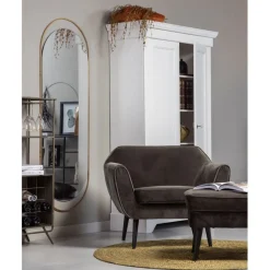 Wandkasten<WOOOD Wandkast Isabel Wit - 118x191x47 cm