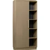 Wandkasten<WOOOD Wandkast Lowen Mud - 100x221x44 cm