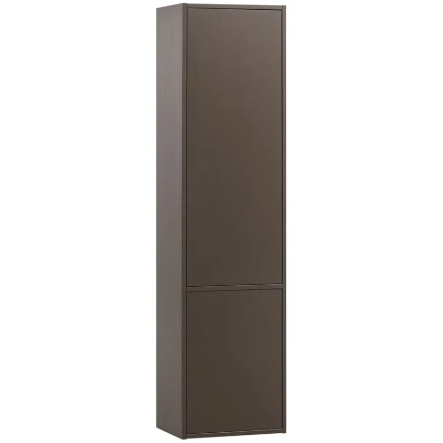 Wandkasten<WOOOD Wandkast Meggy Middenbruin - 55x215x40 cm
