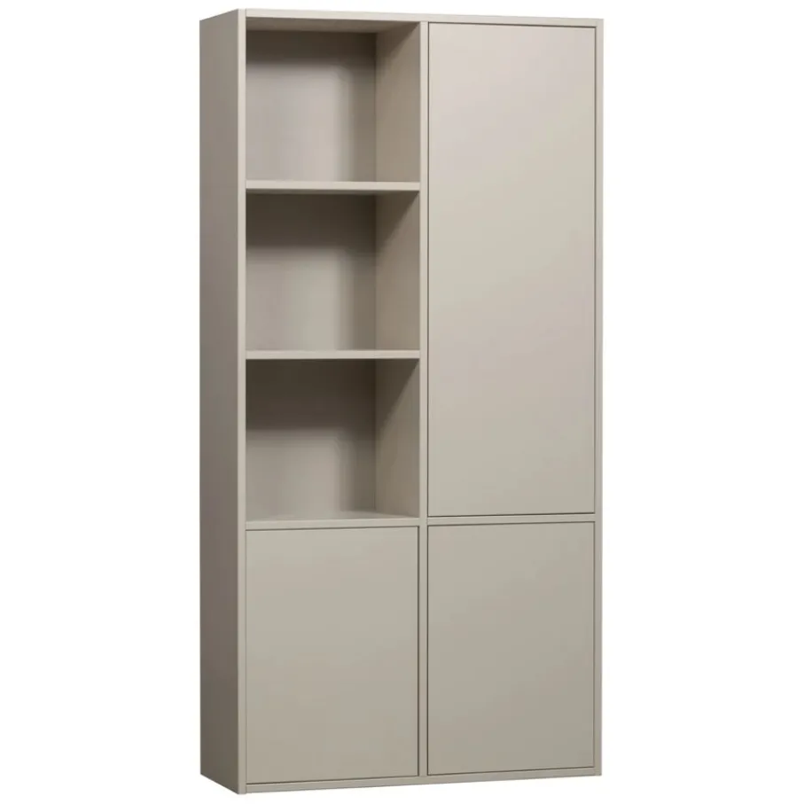 Wandkasten<WOOOD Wandkast Meggy Rechts Dust - 108x215x40 cm