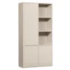 Opbergkasten<WOOOD Wandkast Merel Dust - 100x200x40 cm