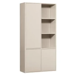 Opbergkasten<WOOOD Wandkast Merel Dust - 100x200x40 cm