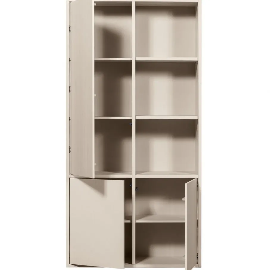 Opbergkasten<WOOOD Wandkast Merel Dust - 100x200x40 cm
