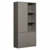 Opbergkasten<WOOOD Wandkast Merel Warmgrijs - 100x200x40 cm