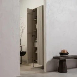 Wandkasten<WOOOD Wandkast New Gravure Dust - 60x210x42 cm