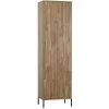 Wandkasten<WOOOD Wandkast New Gravure Naturel - 60x210x42 cm