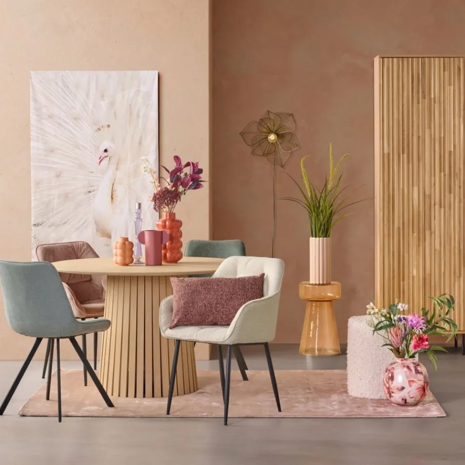 Wandkasten<WOOOD Wandkast New Gravure Naturel - 60x210x42 cm